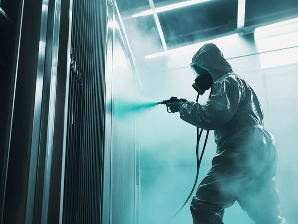 On-Site Industrial Sandblasting And Spray Painting Services Roma